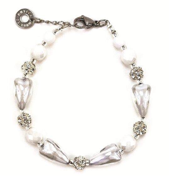 Bracciale Antica Murrina Venezia Donna Nivis in Acciaio chirurgico (316L) BL5NAI2602 - BL5NAI2602